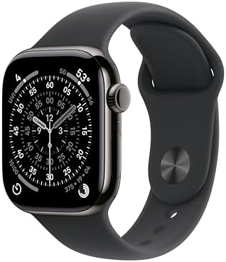 Apple Watch Series 11 [GPS 46mm] Smartwatch with Silver Aluminum Case with Purple Fog Sport Band - M/L. Sleep Score, Fitness Tracker, Health Monitoring, Always-On Display, Water Resistant
