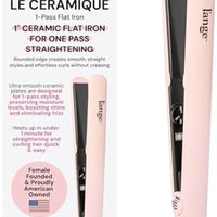 L'ANGE HAIR Le Ceramique 1-Pass Flat Iron Hair Straightener