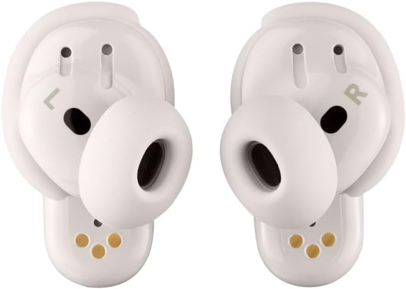 Bose QuietComfort Ultra Bluetooth Earbuds, Wireless Earbuds with Spatial Audio and World-Class Active Noise Cancellation, Deep Bass, Up to 6 Hours of Playtime, White Smoke
