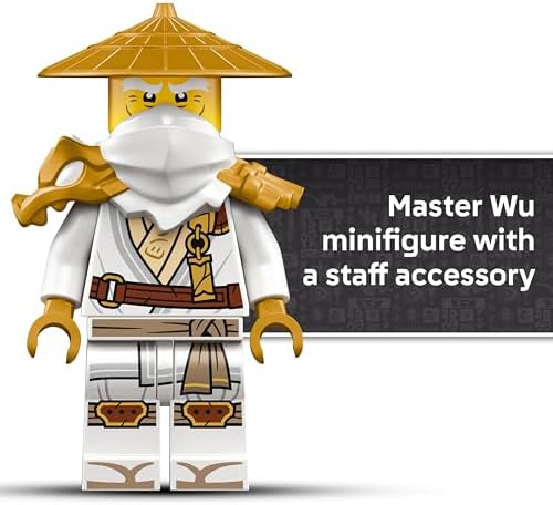 LEGO NINJAGO The Guardian Dragon - Model Building Kit from Legends Monstrosity Series - Room Decor for Teens - Includes Master Wu Minifigure - Gift for Teenage Boys, Girls, and Fans, Ages 14+ - 71847