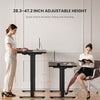 Electric Dual Motor Standing Desk Frame, Adjustable Desk Legs with 3 Memory Controller, Black Frame Only