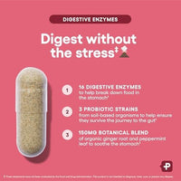 Physician's CHOICE Digestive Enzymes for Bloating & Digestion - Fast-Acting 16 Enzyme Formula with Organic Prebiotics & Probiotics for Gut & Digestive Health - Meal Time Discomfort Relief - 180 CT