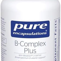 Pure Encapsulations B-Complex Plus, 120 Capsules | B Vitamins Supplement to Support Neurological Health, Cardiovascular Health, Energy Levels and Nervous System Support*