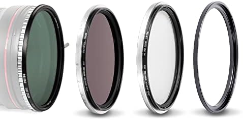 NiSi 67mm Swift VND Mist Kit - True Colour 1-5 & 4 Aperture Variable ND + ND16 Filter + Black Mist Diffusion Effect + Adapter Ring