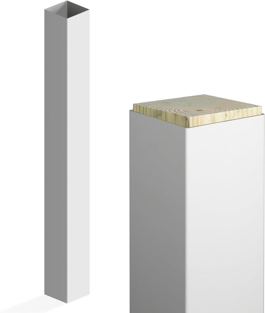 Weatherables 4x4 Post Sleeve – Weatherproof Premium Outdoor Vinyl Post Cover for Lasting Durability and Easy Installatio