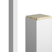 Weatherables 4x4 Post Sleeve – Weatherproof Premium Outdoor Vinyl Post Cover for Lasting Durability and Easy Installatio