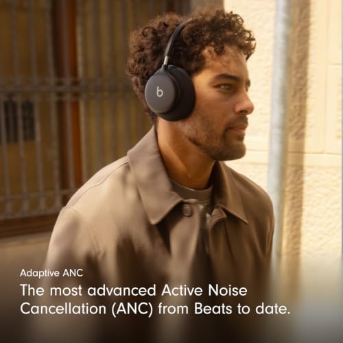 Beats 360 - Black Over-Ear Headphones with Black Performance Knit Cushions