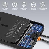AsperX Magnetic Power Bank, 10,000mAh