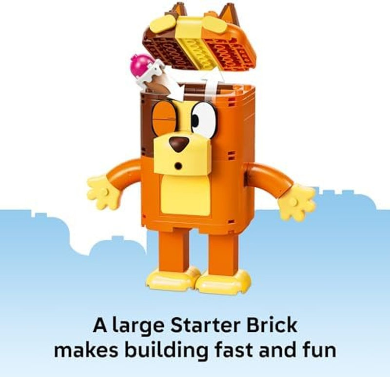 LEGO Bluey Brick-Built Bluey Family - Building Toy