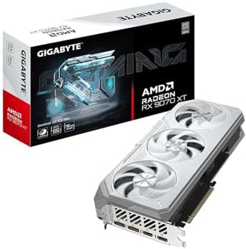 GIGABYTE Radeon™ RX 9070 XT Gaming OC ICE 16G