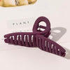 Set of 5 - Matte Medium to Large Hair Claw Clips - Strong Hold and Non-Slip Grip for Thick and Thin Hair - Durable and Stylish Hair Accessories for Women and Girls (4in crossover)