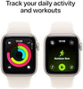 Apple Watch SE 3 [GPS 40mm] Smartwatch with Midnight Aluminum Case with Midnight Sport Band - S/M. Fitness and Sleep Trackers, Heart Rate Monitor, Always-On Display, Water Resistant