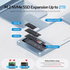 USB C Hub for iMac 24 inch 2021 2023 2024, 8 in 1 iMac USB Hub with M.2 SSD Expansion (SSD Not Included), USB A/C 3.2 10Gbps, 2 USB A 2.0, SD/TF, iMacM1 M3 M4 Slim Dock Accessories