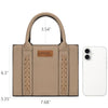 Wrangler Mini Tote Bag for Women Cute Small Satchel Purse Top-handle Handbag with Strap