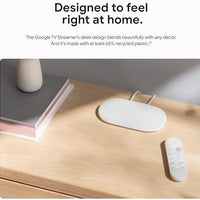 Google TV Streamer 4K - Fast Streaming Entertainment on Your TV with Voice Search Remote - Watch Movies, Shows, Live TV, and Netflix in 4K HDR - Smart Home Control - 32 GB of Storage - Hazel