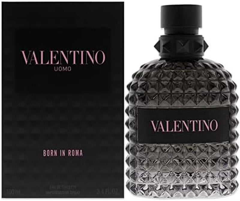 Valentino Uomo Born In Roma EDT espray para hombre de 3.4 onzas
