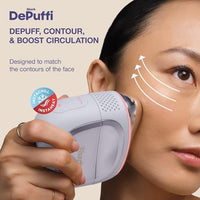 Shark FacialPro Glow en casa Sistema facial con tecnología hidráulica con terapia DePuffi caliente y frío - Dispositivo profesional de cuidado de la piel de spa para limpieza de poros, hidratación y