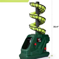 Furlihong 3819BH - Máquina portátil de pelotas de tenis - 5 ángulos ajustables, 2 niveles