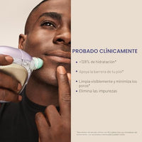 Shark FacialPro Glow en casa Sistema facial con tecnología hidráulica con terapia DePuffi caliente y frío - Dispositivo profesional de cuidado de la piel de spa para limpieza de poros, hidratación y