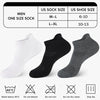 Mens 100% Cotton Ankel Socks, Athletic Cushioned Performance Running Moisture Wicking Breathable socks