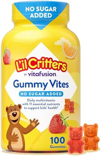 Lil Critters Kids Multivitamin Plus Fiber Gummies | No Sugar Added