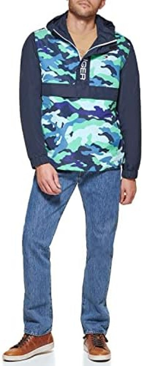 Ofertaza, Tommy Hilfiger Men's Retro Lightweight Taslan Popover Jacket