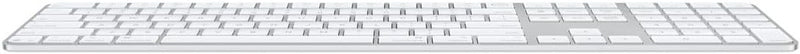 Apple Magic Keyboard with Touch ID and Numeric Keypad for Mac Models with Apple Silicon - US English - White Keys, Bluetooth, Bluetooth