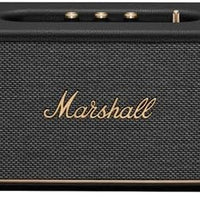Marshall Stanmore III Bluetooth Home Speaker - Loud Stereo Sound with Bass and Treble Controls | Plug-in Powered | Record Player Compatible | RCA and 3.5mm Aux Inputs - Black