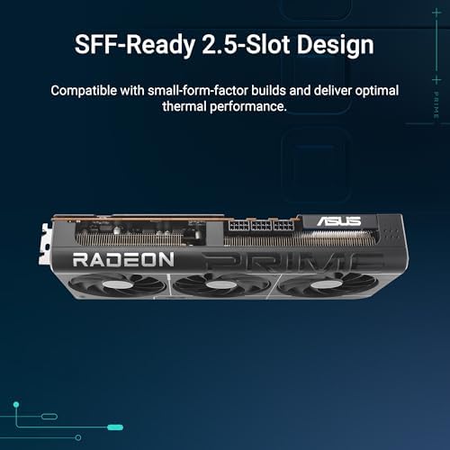 ASUS Prime Radeon™ RX 9070 XT OC Edition Graphics Card (PCIe 5.0, HDMI ...