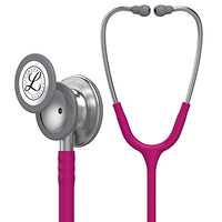 3M Littmann Classic III Monitoring Stethoscope, 5633, More Than 2X as Loud, Weighs Less, Stainless Steel Chestpiece, 27" Pearl Pink Tube