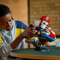 LEGO Super Mario: Mario Kart – Mario & Standard Kart Building Set for Adults - DIY Book Shelf & Room Decor for Men & Women, Ages 18+ - Birthday Gift Idea for Adult Gamers - 72037