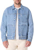 Amazon Essentials Men's Rigid Denim Relaxed-Fit Utility Jacket