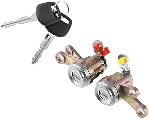 X AUTOHAUX 1 Set Ignition Switch Lock Cylinder with Key for Toyota Camry 1992 1993 1994 1995 1996 Replace 69052-33010 69051-33010