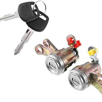 X AUTOHAUX 1 Set Ignition Switch Lock Cylinder with Key for Toyota Camry 1992 1993 1994 1995 1996 Replace 69052-33010 69051-33010