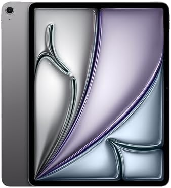 Apple iPad Air 13-inch (M4): Liquid Retina Display, 256GB, 12MP Front/Back Camera, Wi-Fi 7 with Apple N1, Touch ID, All-Day Battery Life — Space Gray