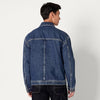 Amazon Essentials Men's Rigid Denim Relaxed-Fit Utility Jacket