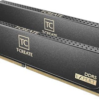 TEAMGROUP T-Create Expert Overclocking 10L DDR5 32GB Kit (2 x 16GB) 6000MHz (PC5-48000) CL38 Intel XMP 3.0 & AMD EXPO Compatible Desktop Memory Module Ram - CTCED532G6000HC38ADC01