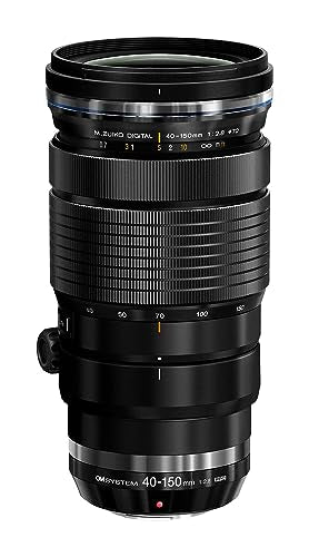 OM SYSTEM M.Zuiko Digital ED 40 a 150mm F/2.8 PRO Lente Resistente al Clima con Autoenfoque VCM Dual, Botón Programable L-Fn
