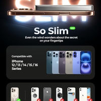 LISEN 0.5'' Ultra Slim MagSafe Power Bank 10,000mAh