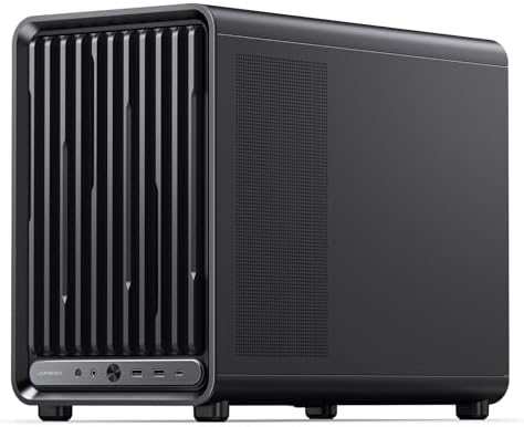 JONSBO D33 Black Micro ATX PC Case,High Airflow MATX case with Tempered Glass Panel,9 Fan Positions,High Compatibility,Supports MATX BTF MB, 435mm GPU/360AIO/172mm Air Cooler,ATX/SFX PSU,Black