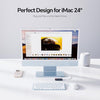 USB C Hub for iMac 24 inch 2021 2023 2024, 8 in 1 iMac USB Hub with M.2 SSD Expansion (SSD Not Included), USB A/C 3.2 10Gbps, 2 USB A 2.0, SD/TF, iMacM1 M3 M4 Slim Dock Accessories