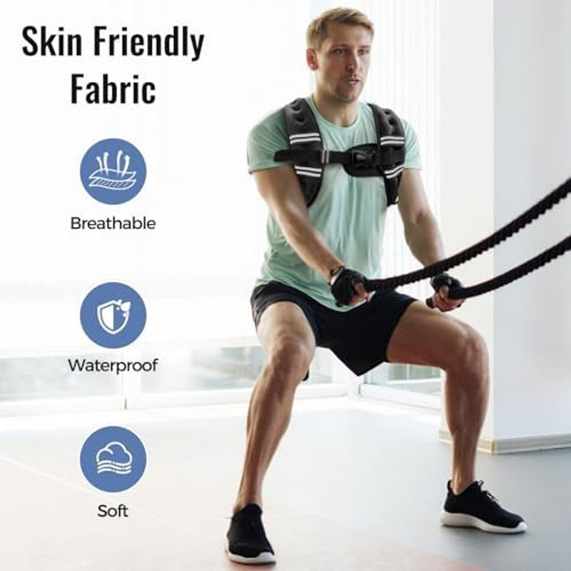 Ofertaza, Zeerun Weighted Vest  Comfortable Durable Rucking