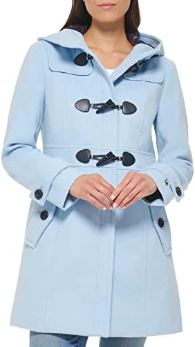 Tommy Hilfiger Womens Soft Luxe Peacoat Jacket With Hood