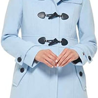 Tommy Hilfiger Womens Soft Luxe Peacoat Jacket With Hood