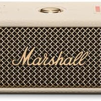 Marshall Emberton III Portable Bluetooth Speaker - Rugged Waterproof/Dust-Proof Design | Loud Stereo Sound, Deep Bass | Compact and Wireless for Travel and Outdoors - Black and Brass