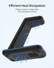 Wireless Charger for Samsung&Android: JoyGeek 3 in 1 Charging Station for Galaxy Watch7 Pro/4/3/Active2/1 - Phone Charger Stand for S24/S23 Ultra/S22/S21/S20/Note 20, Z Fold&Flip Series, Buds 3 Pro