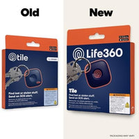 Life360 Tile - Bluetooth Tracker, Keys Finder and Item Locator for Keys, Bags and More. Phone Finder. Both iOS and Android Compatible. 1-Pack (Navy Blaze)