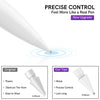 Delidigi 3 Pack Replacement Tips Compatible with Apple Pencil Pro/2nd Generation/1st Gen/USB C, Wear-Resistant iPencil Nibs Accessories Fine Point Precise Control Pen Like Tips
