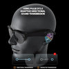 Ai Translator Glasses,Translator Smart Glasses, AI Translator Powered by GPT,Music Bluetooth Sunglasses, Supports 100+ Languages for Traveling (AI Bluetooth Glasses)