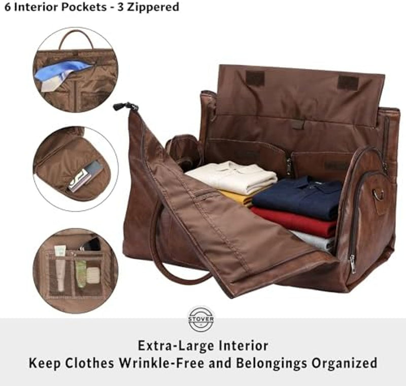 STOVER Garment Travel Duffle Bag, Large 2-in-1